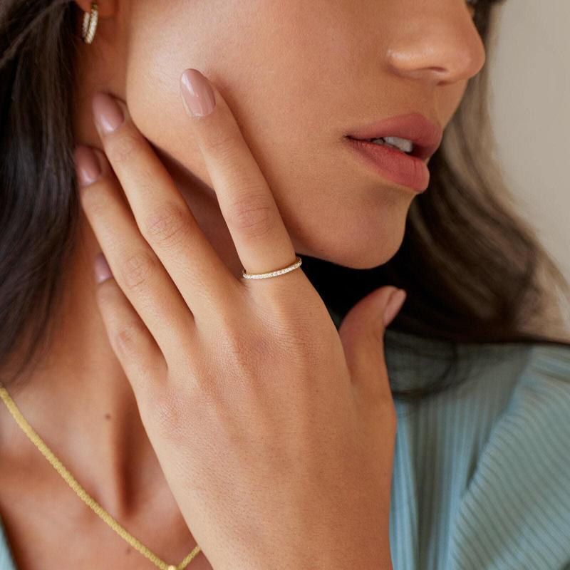 Classic Pavé Eternity Ring