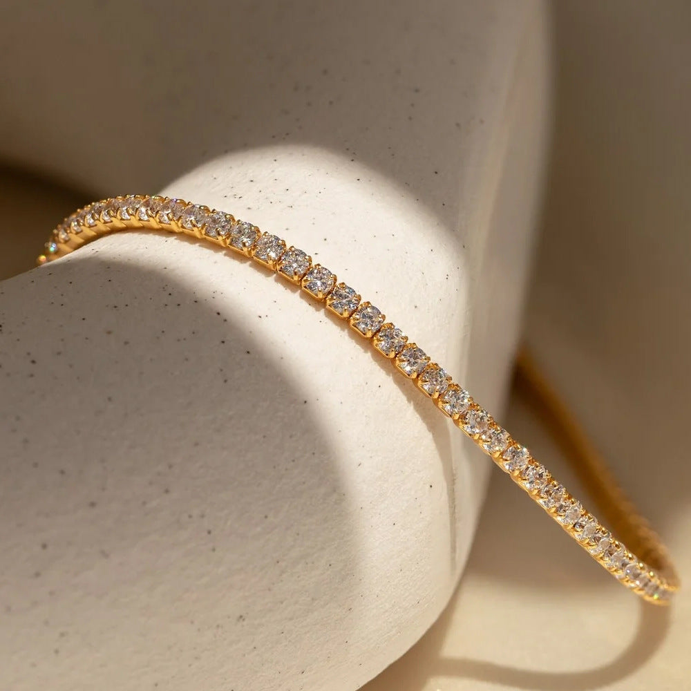 Classic Crystal Tennis Bracelet